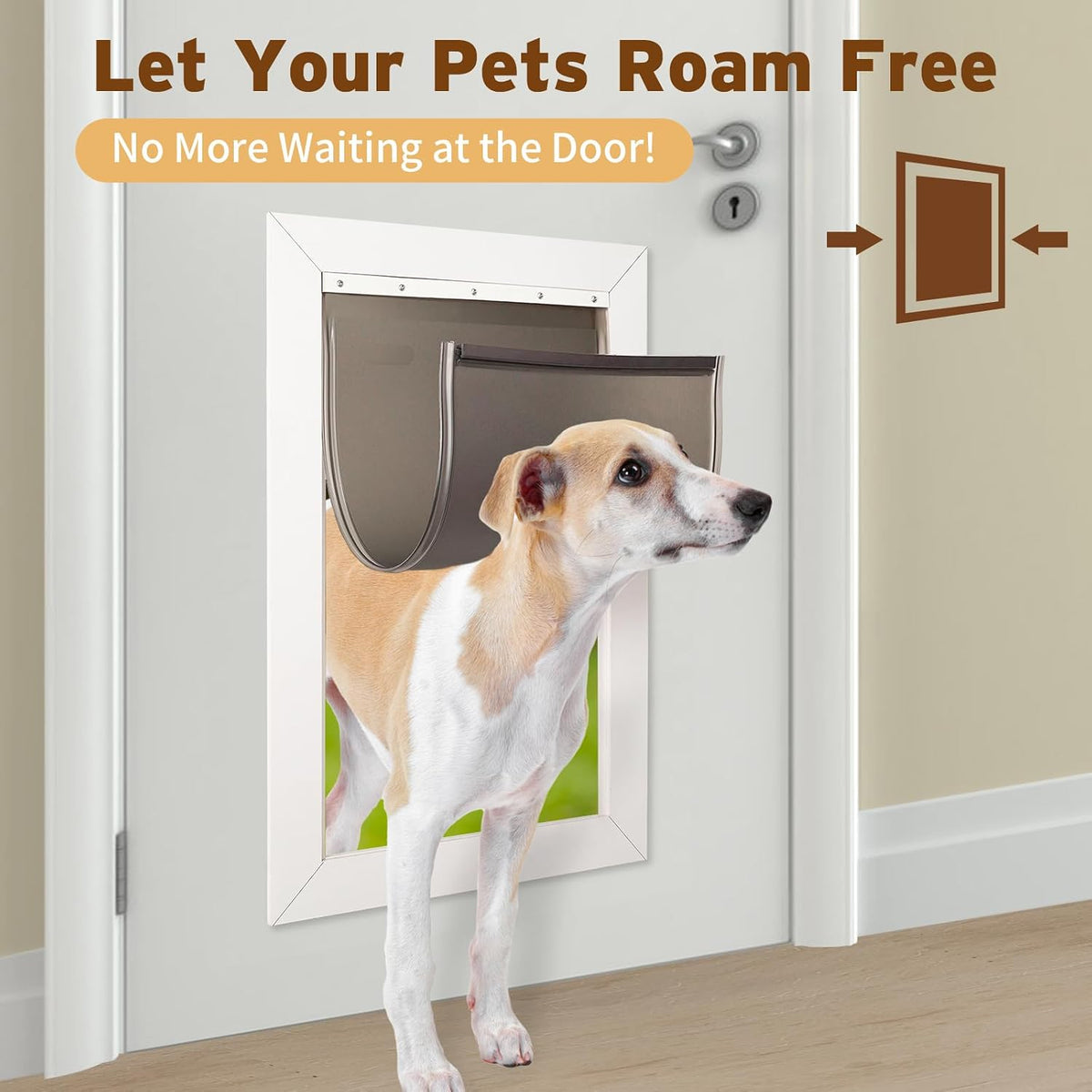 Large Dog Door Replacement Flap Petsafe PVC 16 7/8" x10 1/8" Weatherproof