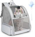 Cat Backpack Carrier, Large Pet Carrier Backpack by SSAWcasa