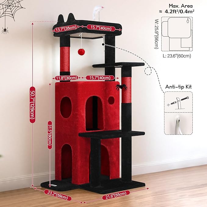 Globlazer Gothic Cat Tree Tower - Image 6