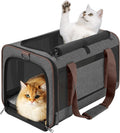 GAPZER Large Cat Carrier Soft, Collapsible Travel Pet Carry Bag, Small Dogs