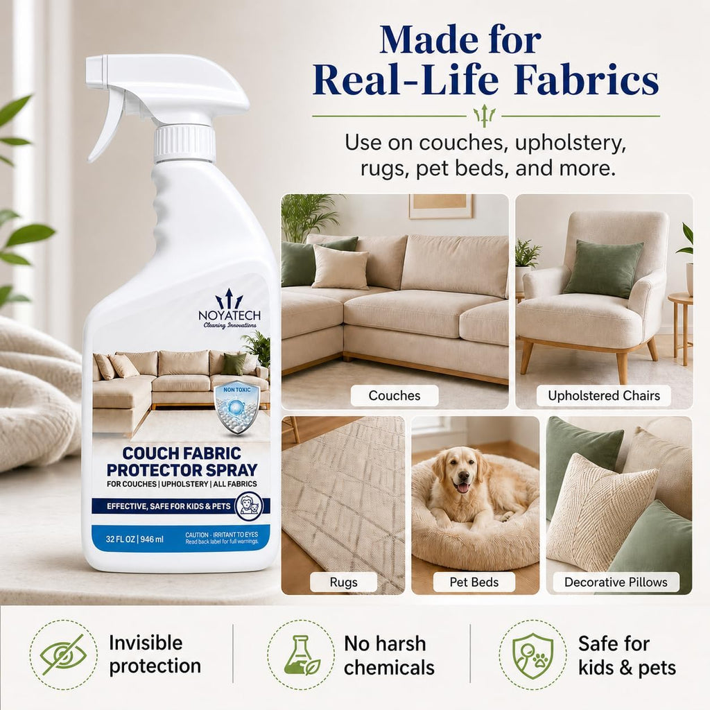 NOYATECH Couch Protector Spray, Sofa Fabric Upholstery Guard, 32 oz