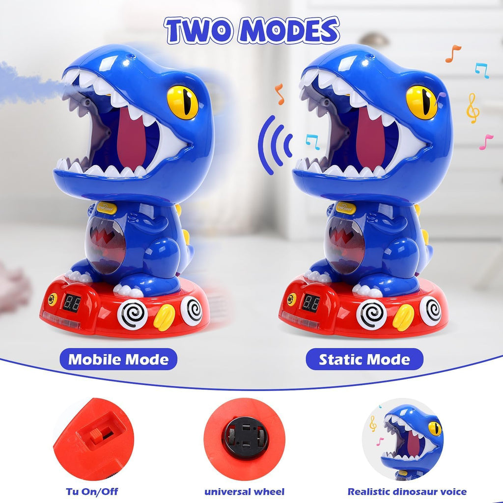 EagleStone Movable Dinosaur Shooting Toys for Kids with Spay & Auto Score