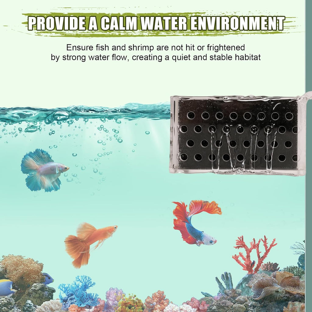 Aquarium Water Change Diffuser, Water Flow Controller with Sponge