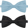 KOOLMOX Light Blue Dog Bow Tie, 2 Pack by Koolmox