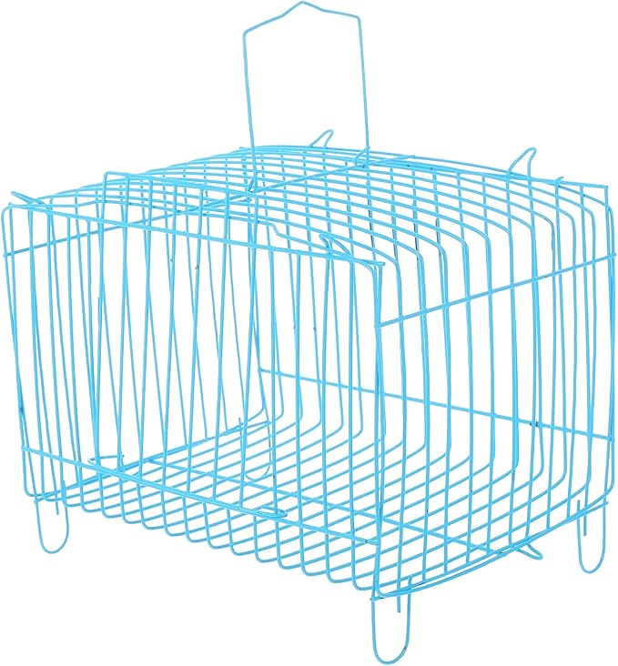 POPETPOP Travel Carrier for Birds, Iron Bird Travel Carrier Cage, Portable by POPETPOP