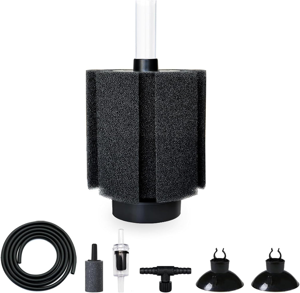 2 Pack 60-70 Gal Aquarium Sponge Filter with Air Stone