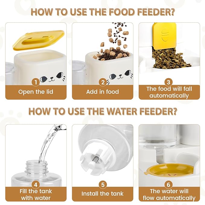 2-in-1 Gravity Pet Feeder & Water Dispenser - Image 6