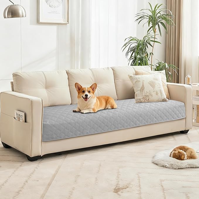 Waterproof Couch Covers for Pets, Waterproof Dog Bed Cover, Anti-Slip Soft Dog - Image 7