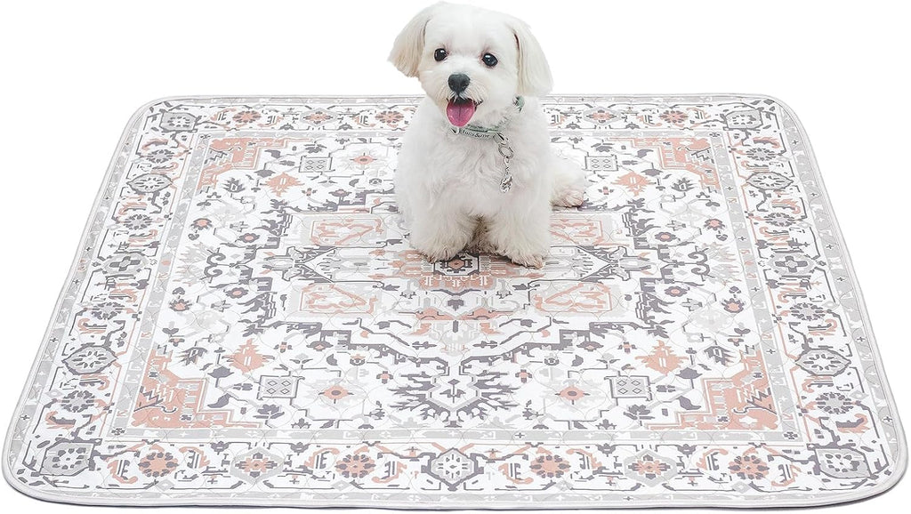 Paw Inspired Designer Light Persian Print Dog Pads, 36x36 Inch Size, 2 Pack