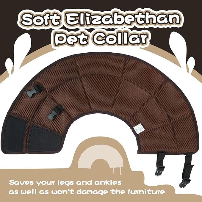 Dog Cone Collar After Surgery, Adjustable Soft Recovery Cone - Image 7