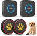 Dog Door Bell for Potty Training, IP55 Waterproof, 55 Ringtones, 0-115dB
