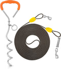 Petbobi Dog Tie-Out Stake and Cable 20ft Bundle