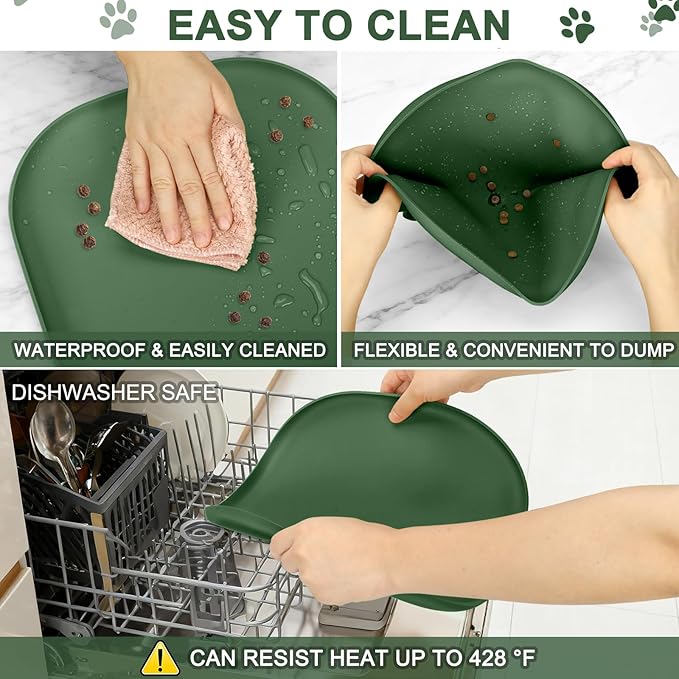 Small Silicone Pet Food Mat - Image 6