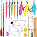 ZPH Cat Toys Interactive for Indoor Cats, Interactive Feather Toy for Teaser by PetsToys
