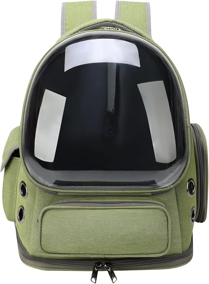Cat Backpack Carrier for Cats and Small Dogs, Breathable Cat Bubble Backpack by GixDix