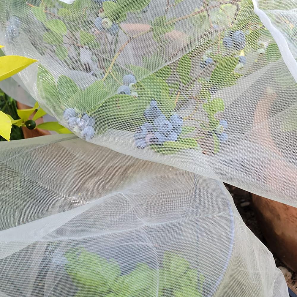 Garden Netting Cover for Bird, Insect & Bug Protection | 10x10 FT Fabric