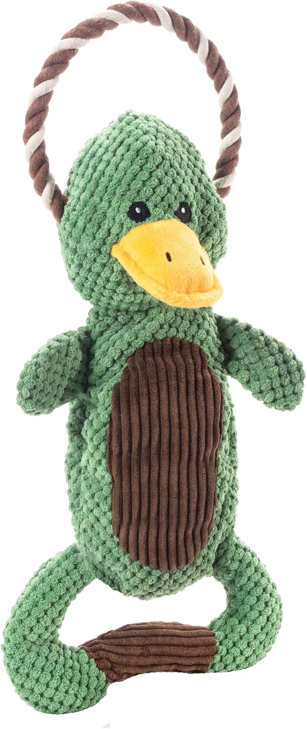 Outward Hound by Charming Pet Ranch Roperz Pig Plush Squeaky Dog Toy