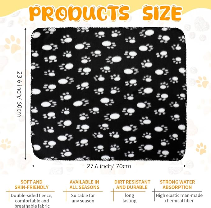 Tatuo 10 Pieces Pet Blankets - Image 2