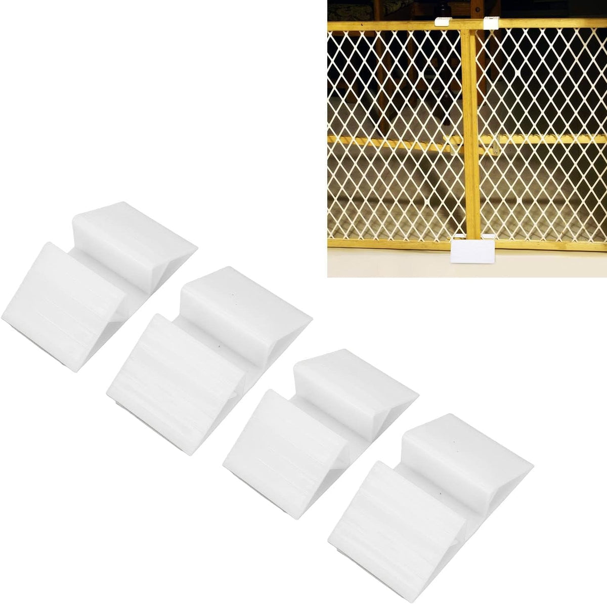 4pcs Dog Gate Support Leg Universal Pet Gate Support Leg for Stair Gate,Dog Fence Support Legs Pet Barrier Support Legs for Universal Front Stairs