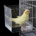 Hanging Bird Bath Cube Bird Bathtub Bath Shower Box Bowl Cage Accessory by GURECOD