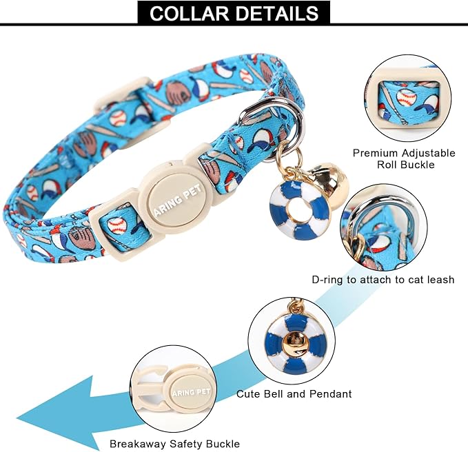 ARING PET 2 Pack Cat Collar-Cute Kitty Collars - Image 3