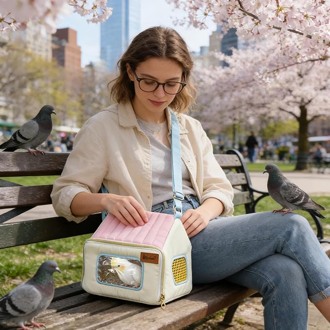 Bird Carrier - Breathable Portable Warm Waterproof Pet Bag | Bird Travel - Image 3
