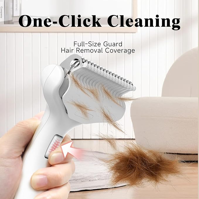 Pet Steam Brush for Dog & Cat – shower bath brush – Steam for Shedding & - Image 6