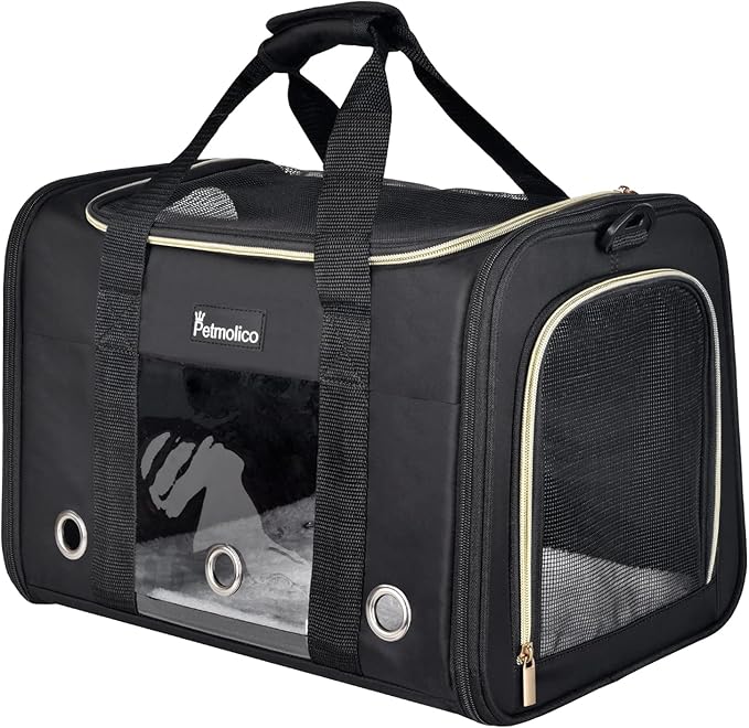 Petmolico Cat Carrier Soft-Sided Pet Bag by Petmolico