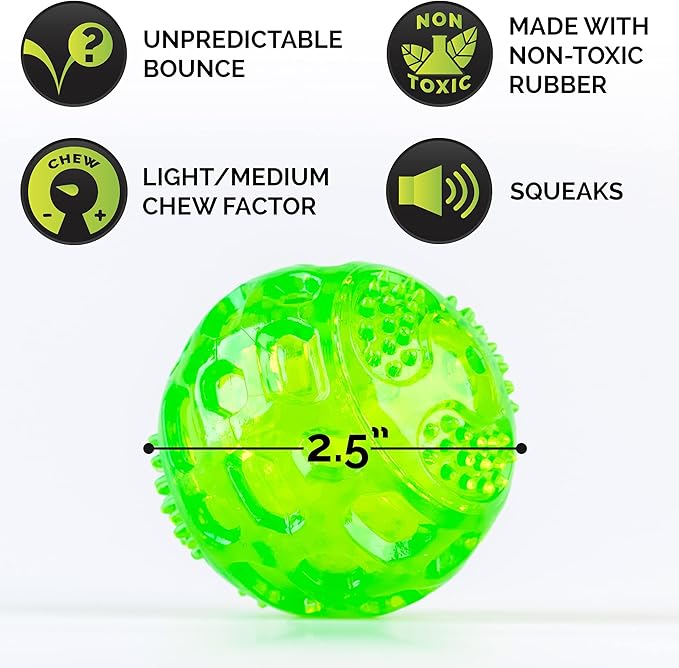 Hyper Pet DuraSqueak Dog Ball Toy, Interactive Dog Toys that Float and Squeaks - Image 7