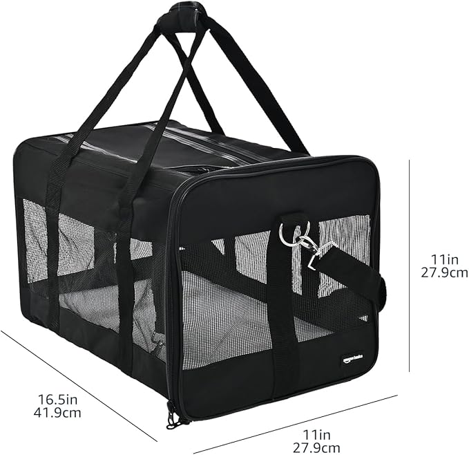 Amazon Basics Airline Approved Soft-Sided Mesh Pet Travel Carrier - Image 2
