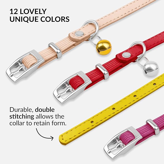 CollarDirect Leather Cat Collar - Image 5