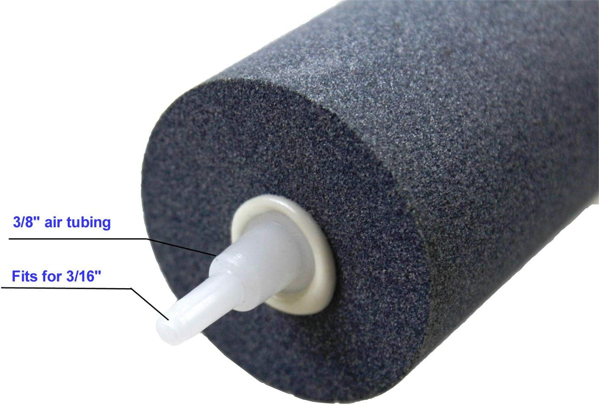AQUANEAT Aquarium Air Stones 6x2 inch 2 Pack, Large Airstone, Aerator Bubble Diffuser, Air Pump Accessories for Aquariums, Hydroponic, Ponds and Fish Tanks