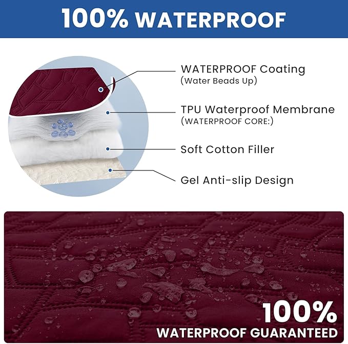 Waterproof Dog Bed Cover Pet Blanket, Soft Couch Cover - Image 2