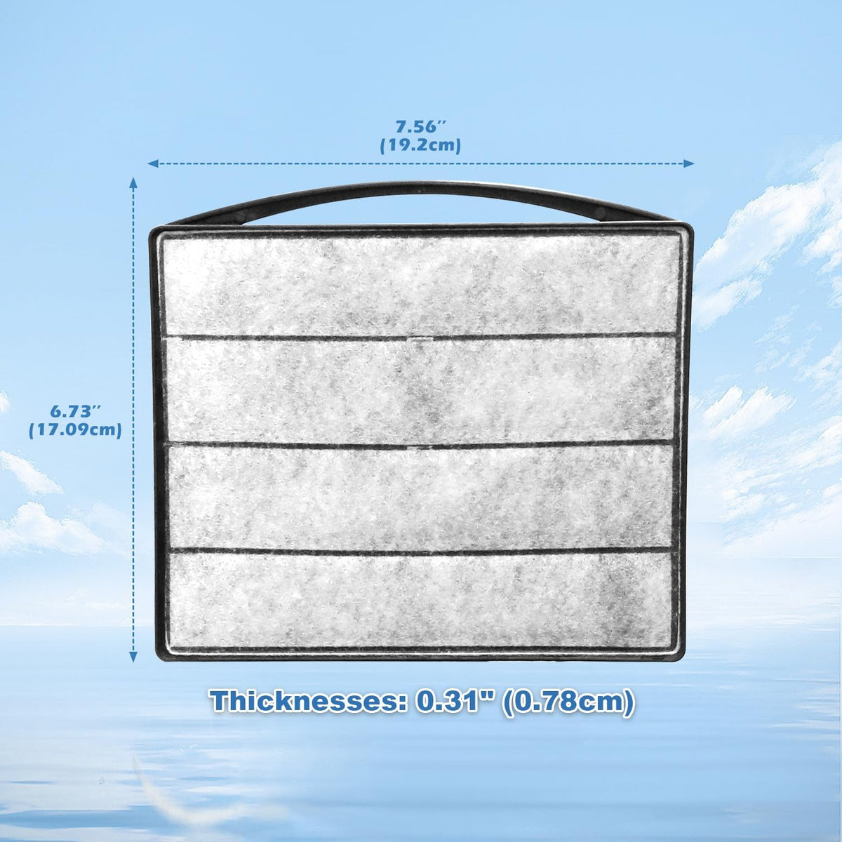 TARARIUM Aquarium Turtle Filter Media Set, Both for IX-120(U-V),RX-120(U-V)