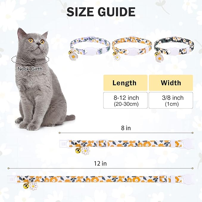 3 Pack Breakaway Cat Collars - Image 5