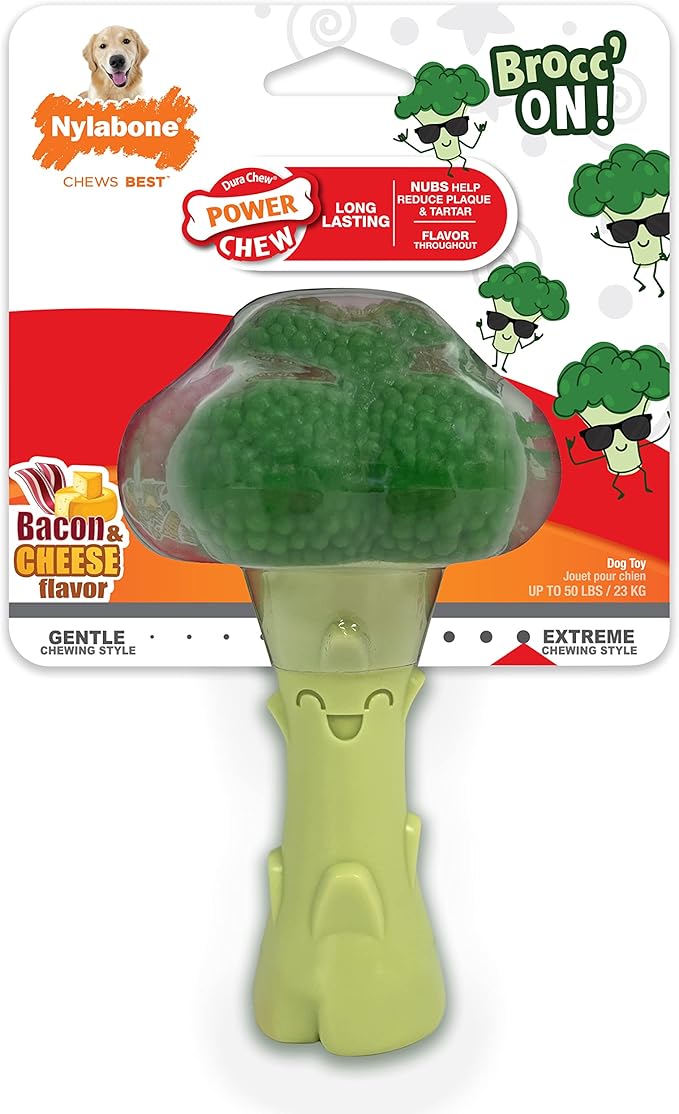 Nylabone Broccoli Power Chew Toy - Image 11