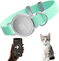 AirTag Cat Collar, Ultra Elastic Cat Tracker Collar, Airtag Holder Compatible by Sucegi