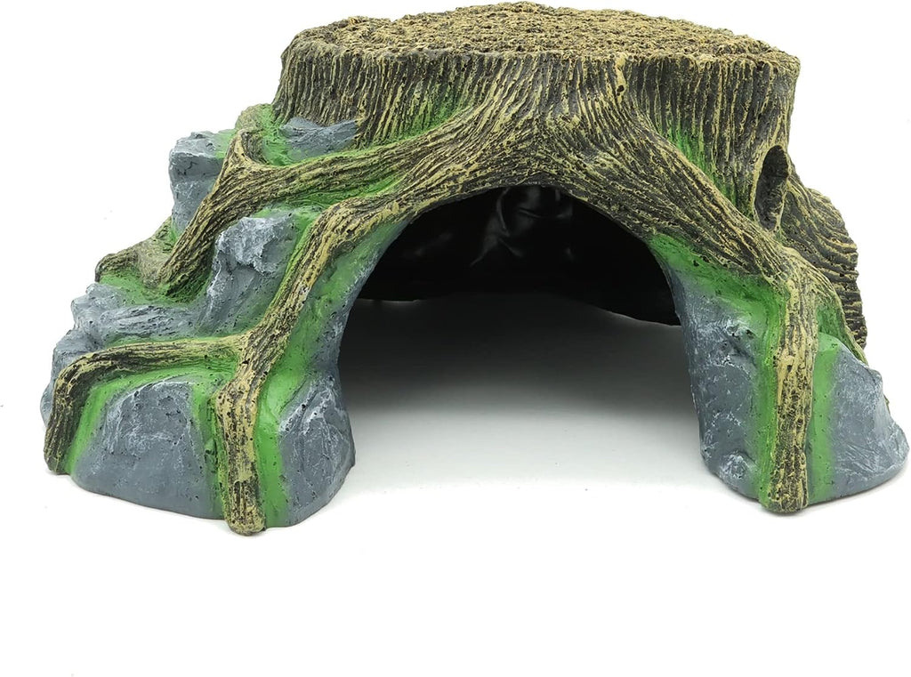 Resin Large Turtle Tank Accessories Reptile Hideouts Cave