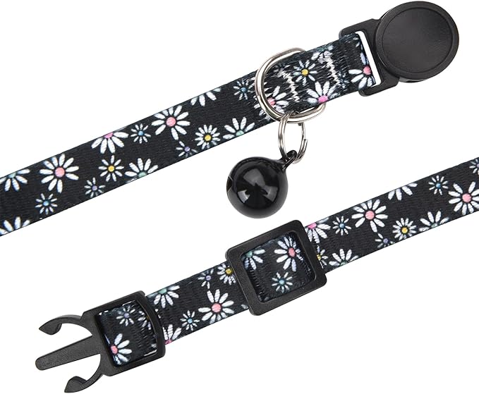 Cat Collar Breakaway with Bells, 3 Pack Girl Boy Pet Cat Collar with Bohemia - Image 5