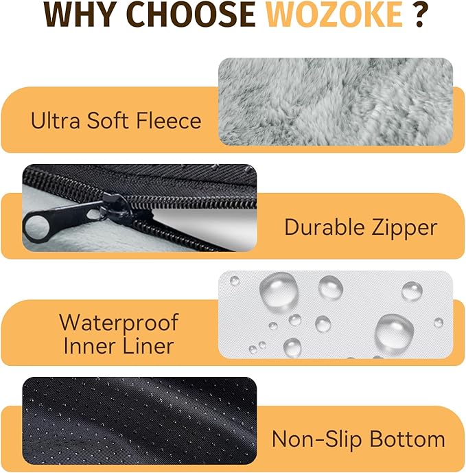 Orthopedic Washable Large Dog Bed: Cooling Dog Bed - Image 6