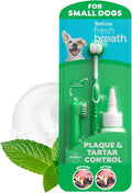 TropiClean Fresh Breath Dog Tooth Brushing Kit for Small/Medium Dogs