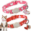 Unique style paws 2 Pack Valentine's Day Kitten Collar Breakaway by Uniquestylepaws