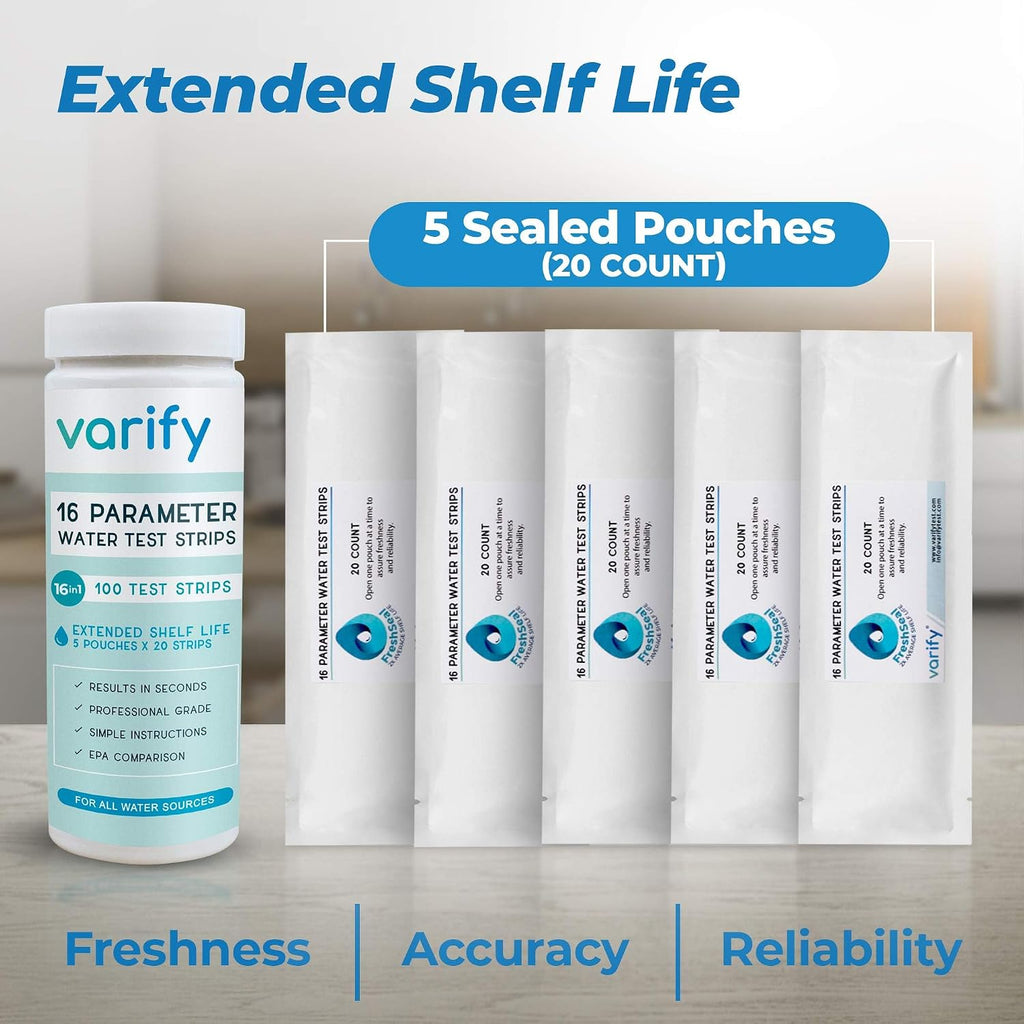 Varify 17-in-1 Complete Water Test Kit – Water Tester for Drinking Water