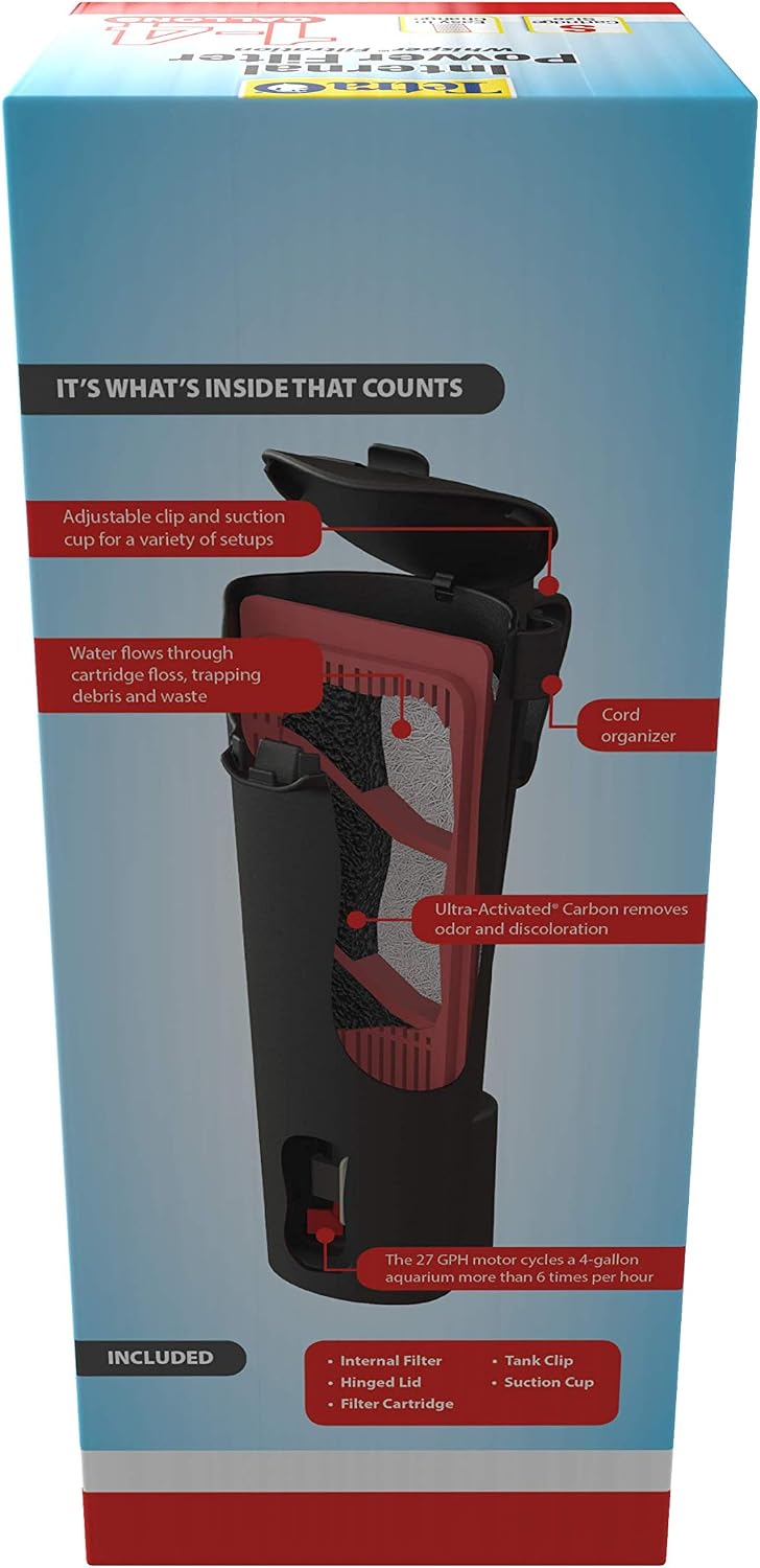 Tetra Whisper 27 GPH Internal Power Filter For Aquariums