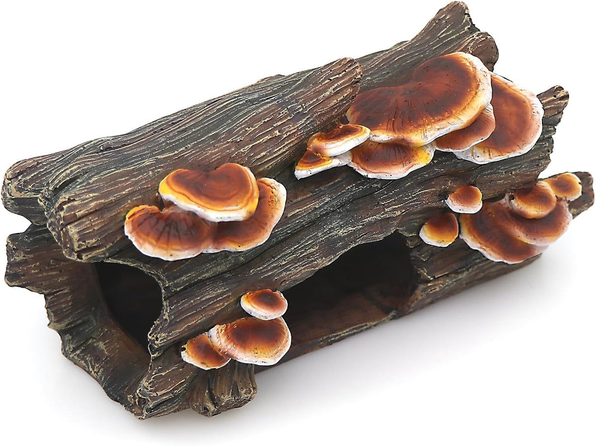 AQUA KT Reptile Tree Hollow Hideout Mushroom Ledge Rock for Lizard Snake