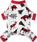 Fitwarm Reindeer Dog Christmas Pajamas, Winter Doggy Clothes by Fitwarm