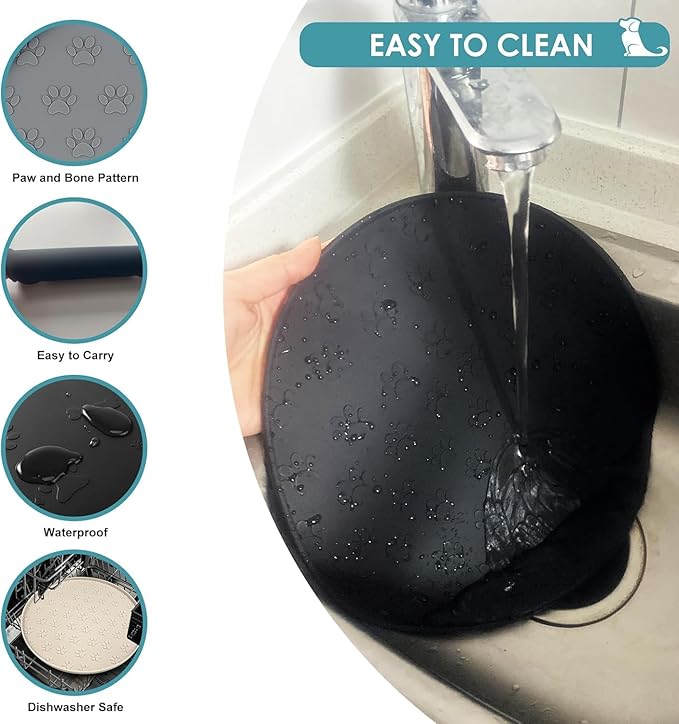 Dog Food Mat - Waterproof Silicone Dog Mat - Image 5