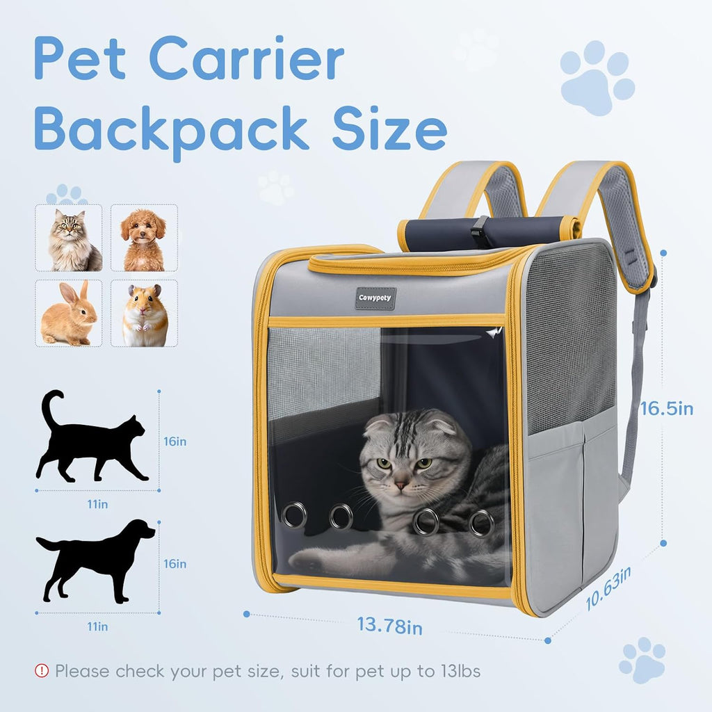 Cat Carrier Backpack Bubble Pet Carrier for Cats and Small Dogs