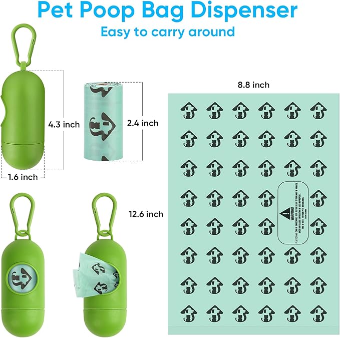 MYPIN Cat Litter Scooper with Holder, Upgraded Cat Litter Shovel with Bags - Image 3