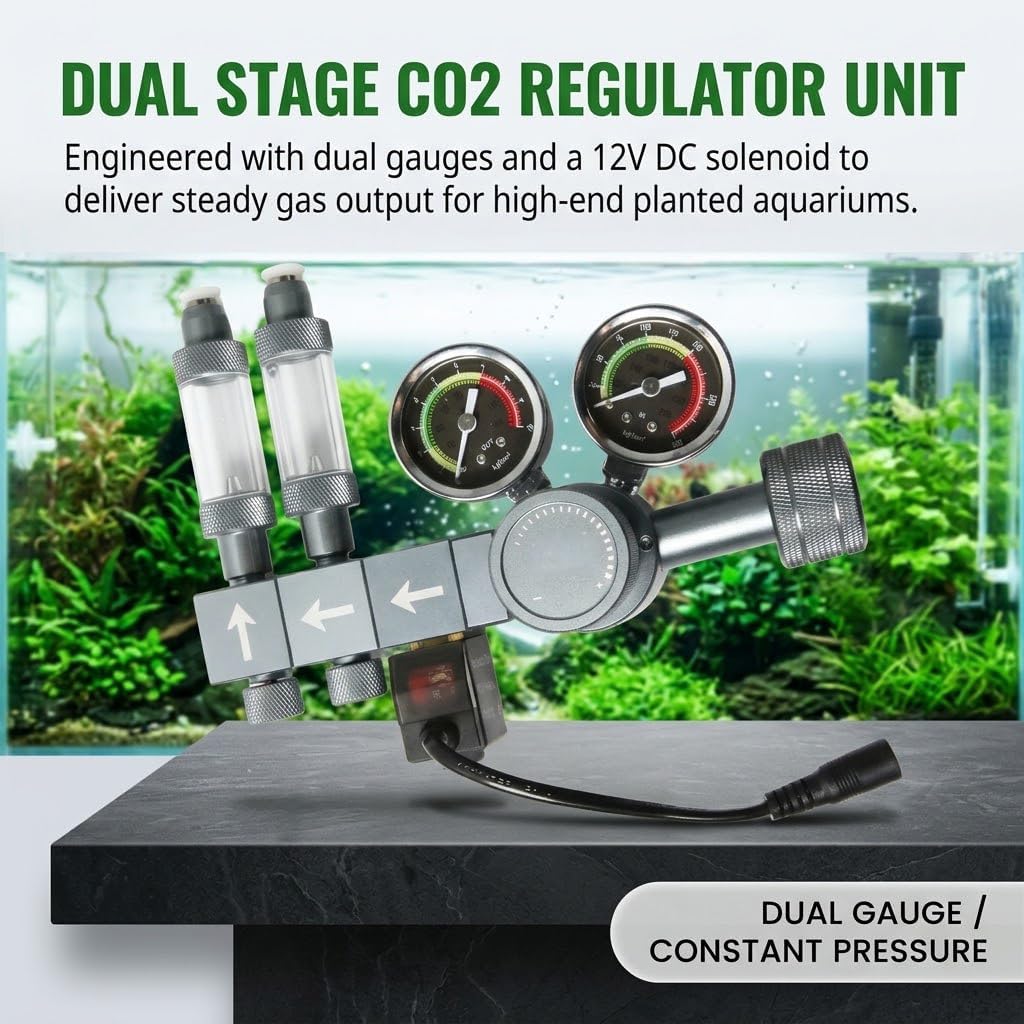 CGA320 Upgraded Aquarium CO2 Regulator System